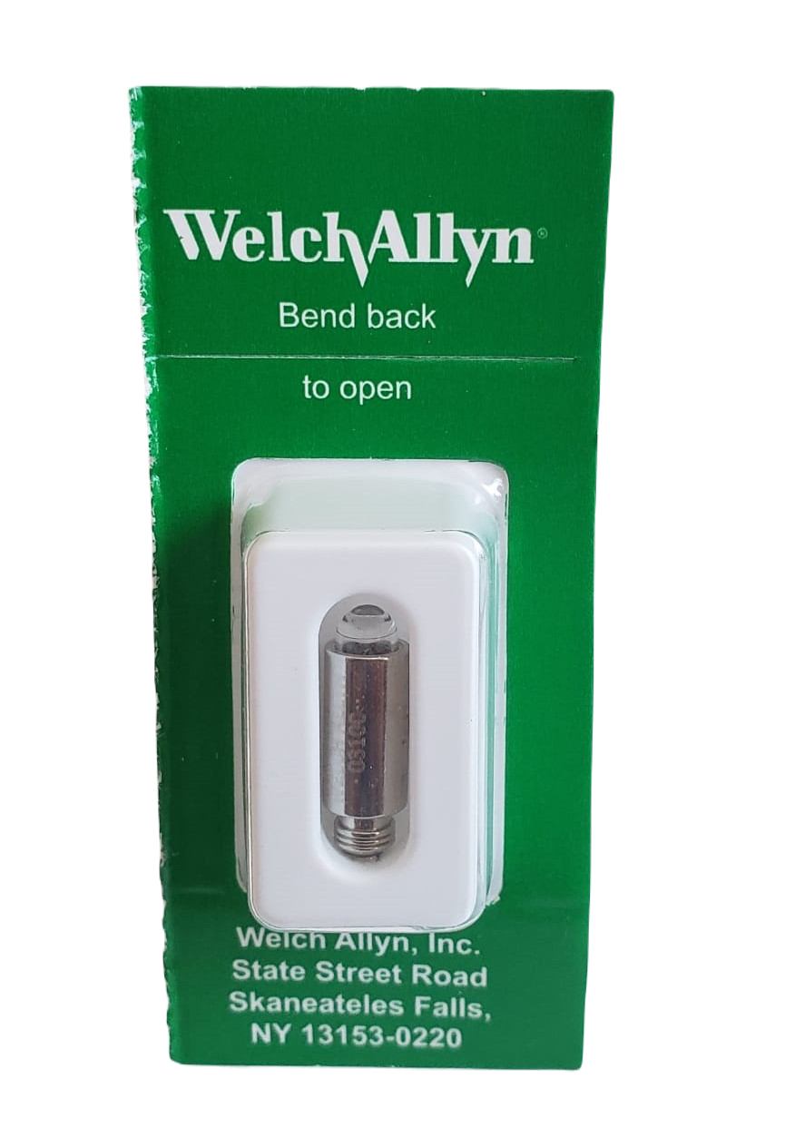 Lámpara de halógeno para otoscopio, REF: 03100 de 3.5V,  marca Welch Allyn